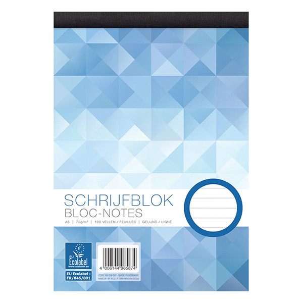 WORK cursusblok A5 gelijnd 70 g/m² 100 vellen 248230 - 1