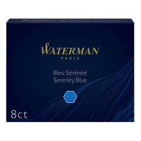 Waterman Allure inktpatronen lang blauw (8 stuks)