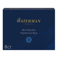 Waterman Allure inktpatronen lang mysterieus blauw (8 stuks) S0110910 234791