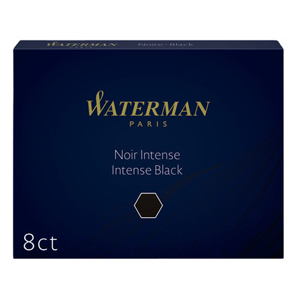 Waterman Allure inktpatronen lang zwart (8 stuks) S0110850 234793 - 1