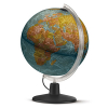 Wereldbol met verlichting Atmosphere Line geografisch 30 cm