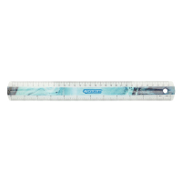 Westcott Trendsetter meetlat kunststof blauw (30 cm) AC-E13300-BL 221084