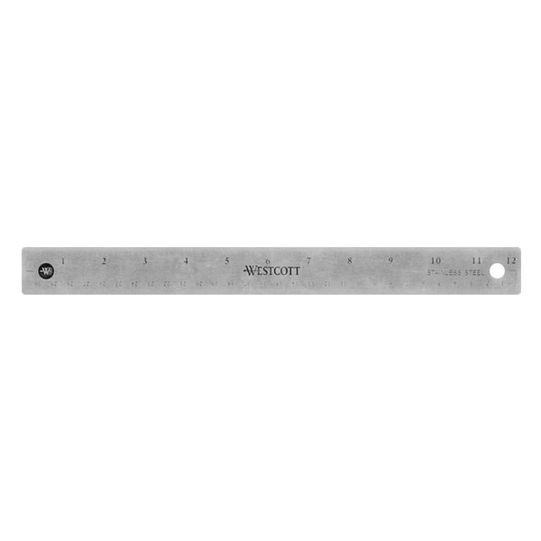 Westcott meetlat roestvrij staal (30 cm) AC-10415 AC-E10415 221032 - 1