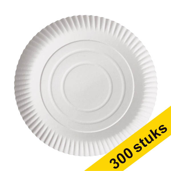 Aanbieding: 3x Conpax Pure wegwerpbord karton wit 26 cm (100 stuks) 402968 Aanbieding: 3x Conpax Pure wegwerpbord karton wit 26 cm (100 stuks) 402968 - 1