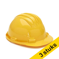 Aanbieding: 3x Veiligheidshelm geel