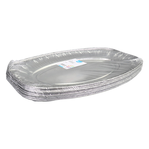 White label Aluminium schaal ovaal 450 mm (10 stuks) 600121 402928 - 2