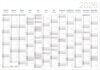Annoplan jaarplanner 400 x 600 mm 2-talig 202562 - 1