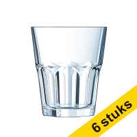 White label Arcoroc Granity glas laag 20 cl (6 stuks) 125690 404240