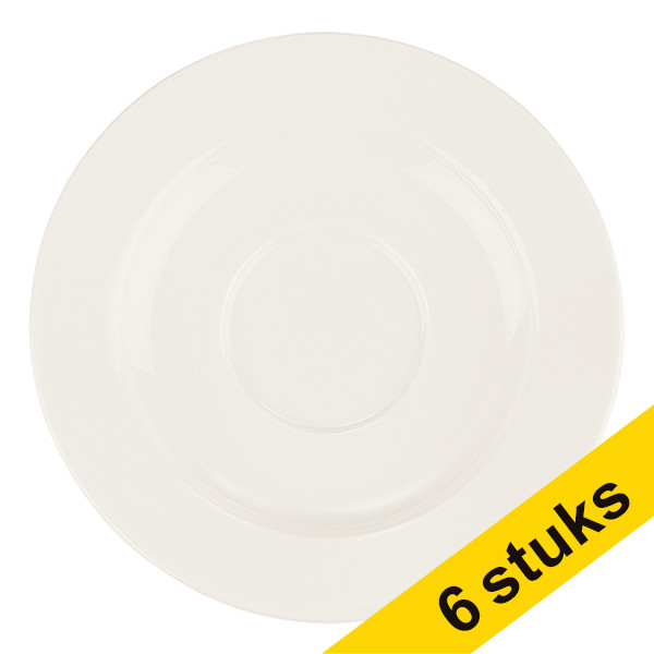 White label Banquet koffieschotel Off white 160 mm (6 stuks) bo11994 404213 - 1