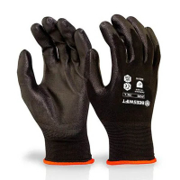White label Click handschoenen maat L zwart (10 paar) PUGBLL 068838