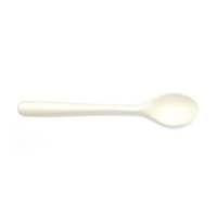 Conpax Folia herbruikbare dessertlepel wit (50 stuks) 402951