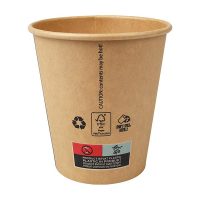 Conpax kartonnen koffiebeker 250 ml (50 stuks) 402991