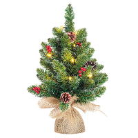 Creston kunstkerstboom 45 cm incl. 15 lampjes LBB00091
