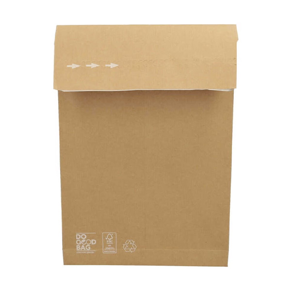 White label Do Good Bag bruin 320 x 430 x 120 mm (100 stuks) M650 302461 - 1