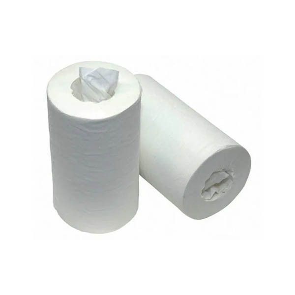 GB Products Centerfeed M1 papieren poetsrol 1-Laags 120 m wit (11 stuks) 298115 - 1