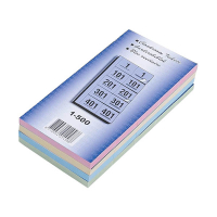 Garderobeblokken assorti nummers van 1 t.e.m. 500 221443