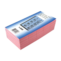 Garderobeblokken kers nummers van 1 t/m 500 221447