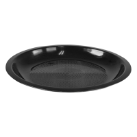 White label Goldplast herbruikbaar bord 22 cm zwart (25 stuks) 244080 402746