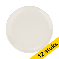 White label Gourmet bord Off white 210 mm (12 stuks) bo11920 404217