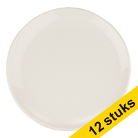 White label Gourmet bord Off white 250 mm (12 stuks) bo11922 404216