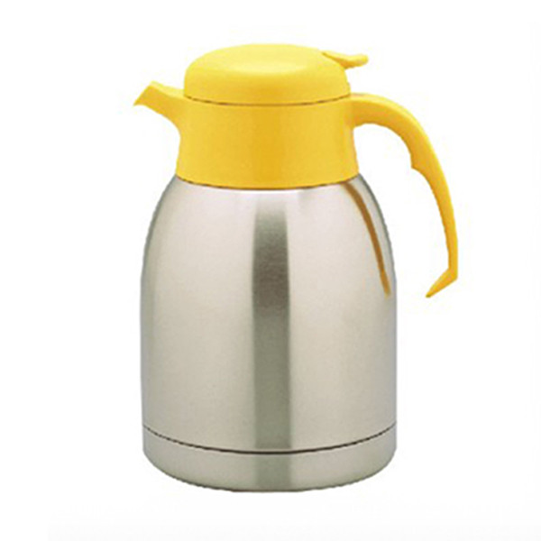 White label Grocier thermoskan RVS geel 1,5 liter 749493 404219 - 1