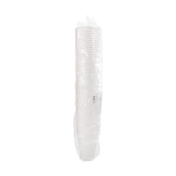 White label Kartonnen koffiebekers wit 400 ml (1000 stuks) 700062 423533 - 2