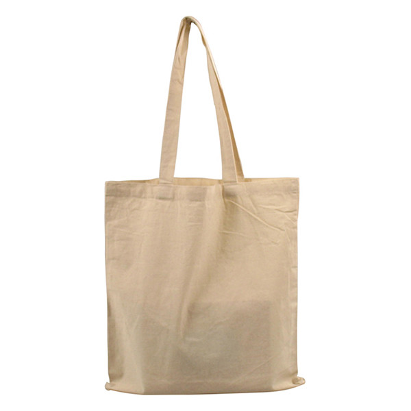 White label Katoenen tote bag beige 380 x 420 mm (25 stuks) 270098 402881 - 1