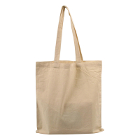 White label Katoenen tote bag beige 380 x 420 mm (25 stuks) 270098 402881