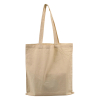 Katoenen tote bag beige 380 x 420 mm (25 stuks)
