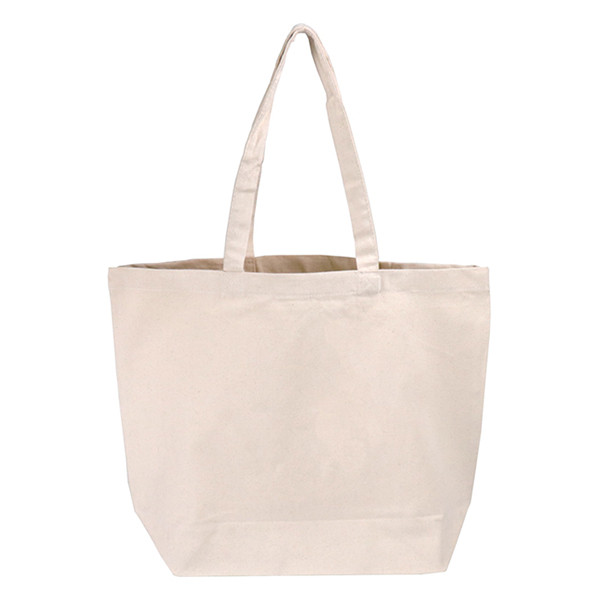 White label Katoenen tote bag naturel 380 x 480 mm (10 stuks) 270775 402882 - 1