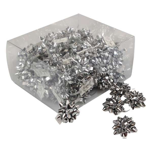 White label Minibows zilver (75 stuks) 714114 402912 - 1