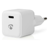 White label Nedis Apple USB-oplader 1 poort (USB-C, 30W, Power Delivery, wit) WCMPD30W100WT K120300288 - 3