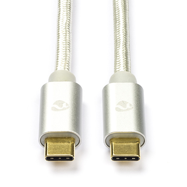 White label Nedis Apple iPhone USB-C naar USB-C 3.1 oplaadkabel wit (1 meter) CCTB64750AL10 M010214034 - 1