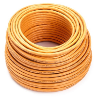 White label Netwerkkabel Cat7 S/FTP oranje stugge kern (50 meter) 99980.50-CPR MK7101.50 K010609000