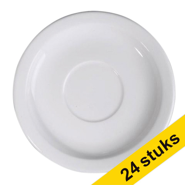 White label Nordika koffieschotel Off white 165 mm (24 stuks) 280016 404405 - 1