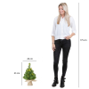 Norton kunstkerstboom 30 cm incl. 10 lampjes LBB00126 - 4