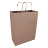 White label Papieren draagtas bruin 260 x 340 x 120 mm (100 stuks) 270669 402705 - 1