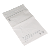 White label Verzendzak gerecycleerd plastic 250 x 350 mm (500 stuks) 923594 402740