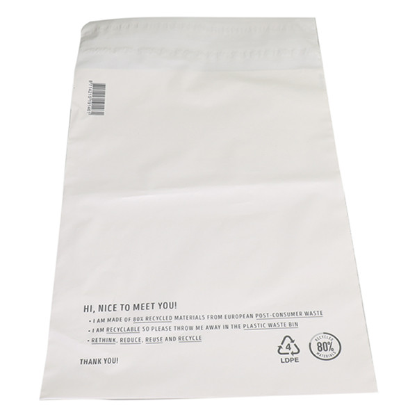 White label Verzendzak gerecycleerd plastic 250 x 350 mm (500 stuks) 923594 402740 - 2