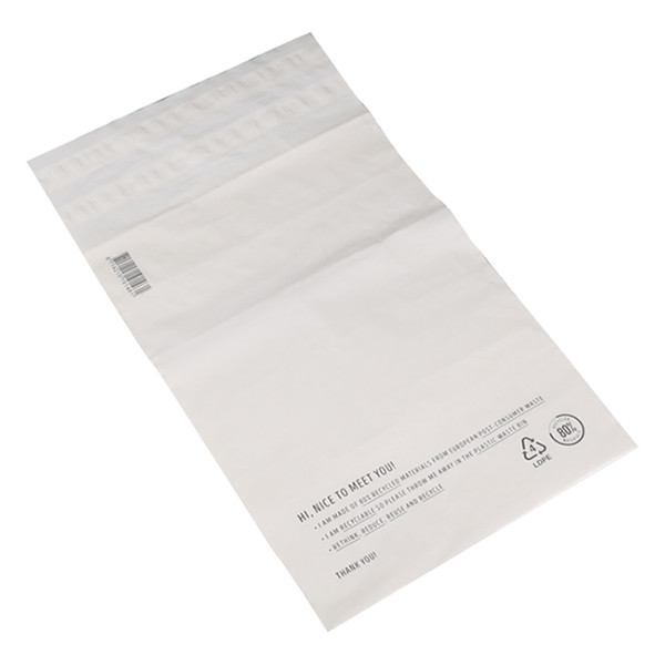 White label Verzendzak gerecycleerd plastic 500 x 700 mm (250 stuks) 923599 402743 - 1