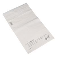 White label Verzendzak gerecycleerd plastic 500 x 700 mm (250 stuks) 923599 402743