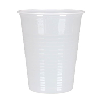 Wegwerpbeker plastic wit 180 ml (3000 stuks) 423530