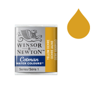 Winsor & Newton Cotman aquarelverf 744 yellow ochre (halve nap) 410505