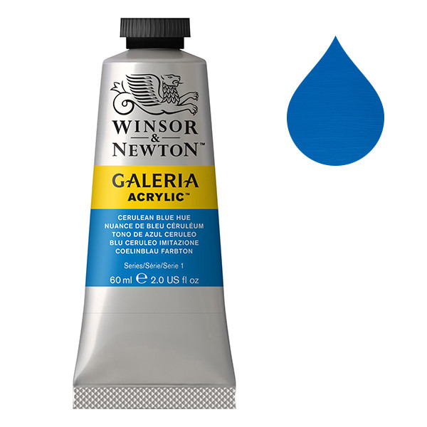 Winsor & Newton Galeria acrylverf 138 cerulean blue hue (60 ml) 2120138 410010 - 1