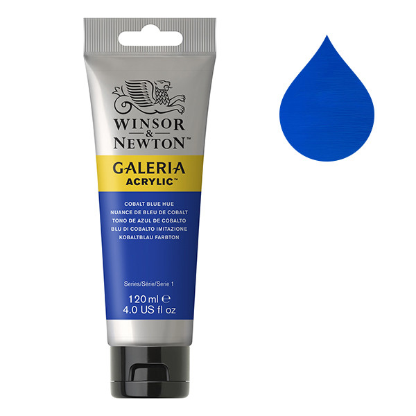 Winsor & Newton Galeria acrylverf 179 cobalt blue hue (120 ml) 2131179 410131 - 1