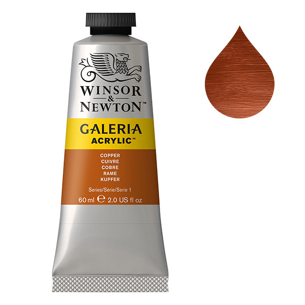 Winsor & Newton Galeria acrylverf 214 copper (60 ml) 2120214 410012 - 1