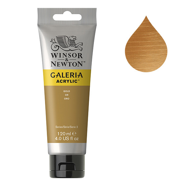 Winsor & Newton Galeria acrylverf 283 gold (120 ml) 2131283 410136 - 1