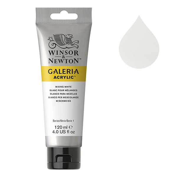 Winsor & Newton Galeria acrylverf 415 mixing white (120 ml) 2131415 410143 - 1