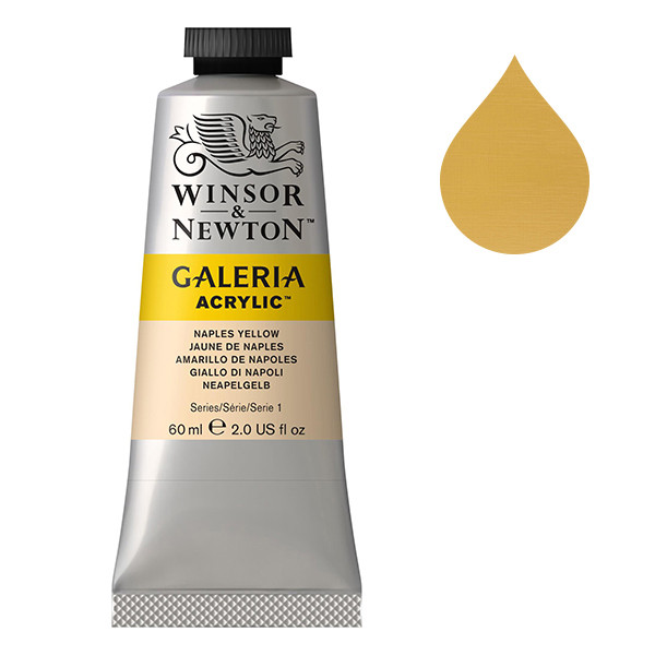 Winsor & Newton Galeria acrylverf 422 nap yellow (60 ml) 2120422 410024 - 1