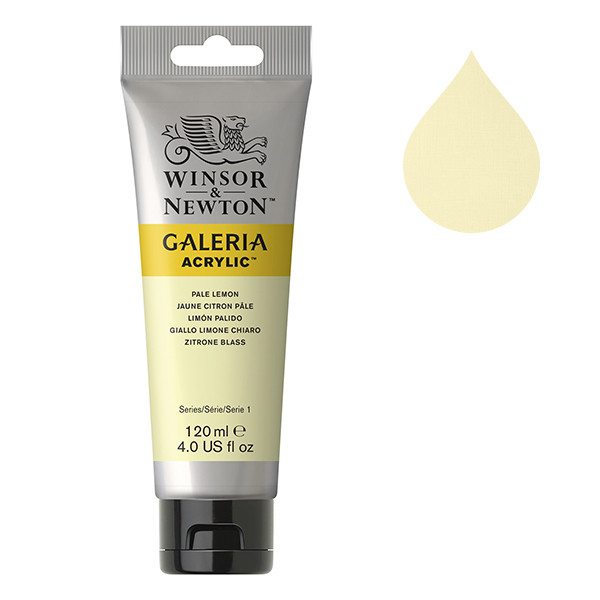 Winsor & Newton Galeria acrylverf 434 pale lemon (120 ml) 2131434 410147 - 1